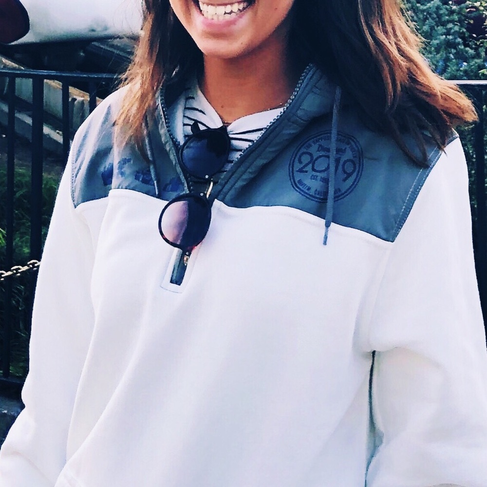 Disneyland quarter zip pullover sweatshirt 2019